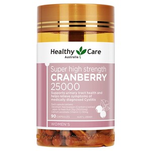 [PRE-ORDER] STRAIGHT FROM AUSTRALIA - Healthy Care Super Cranberry 25000 90 Capsules